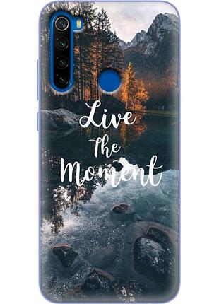 Чохол силіконовий з картинкою на xiaomi redmi note 8t (природа, озеро в горах)