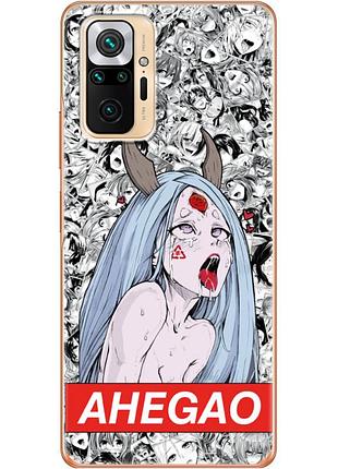 Чехол силиконовый с картинкой на xiaomi redmi note 10 pro (аниме, anime)