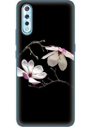 Чехол силиконовый с картинкой на vivo v17 neo (цветок, монголия)