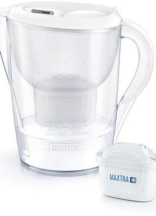 Фильтр-кувшин brita marella xl графит + 3 картриджа білий