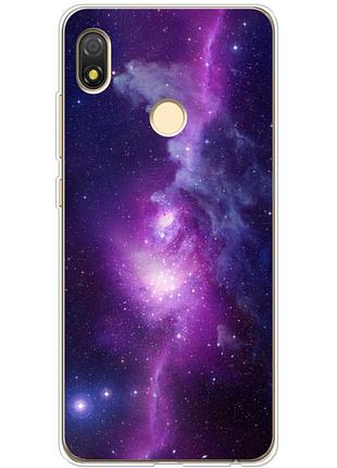 Чохол силіконовий з картинкою на tecno pop 3 (космос)