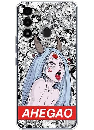 Чехол силиконовый с картинкой на tecno spark go 2022 (аниме, anime)