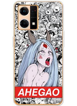Чехол силиконовый с картинкой на oppo reno 7 4g (аниме, anime)