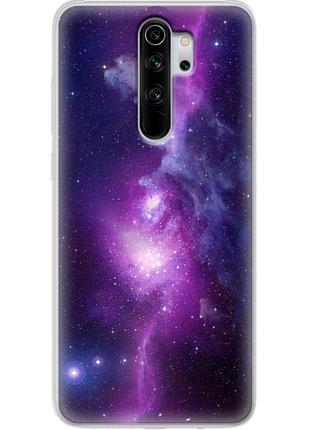 Чохол силіконовий з картинкою на xiaomi redmi note 8 pro (космос)