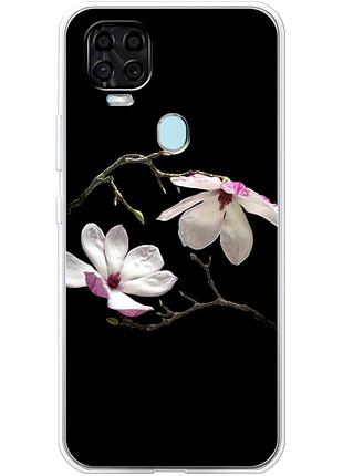 Чехол силиконовый с картинкой на zte blade v2020 (цветок, монголия)