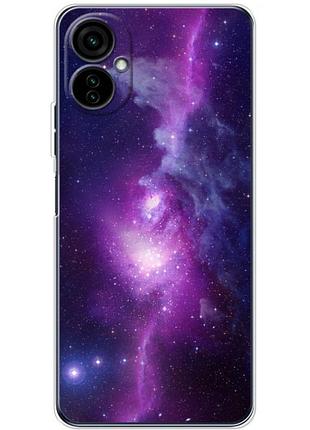 Чехол силиконовый с картинкой на tecno camon 19 neo (космос)