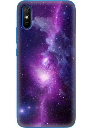 Чехол силиконовый с картинкой на xiaomi redmi 9a (космос)