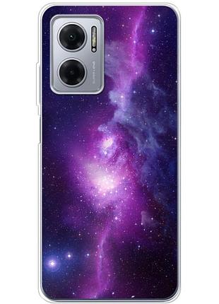 Чехол силиконовый с картинкой на xiaomi redmi note 11e (космос)