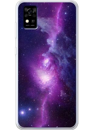 Чохол силіконовий з картинкою на zte blade a31 (космос)