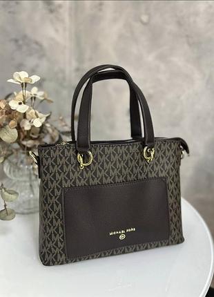 Женская сумка michael kors, сумка майкл корс, брендовая сумка, модная сумка, офисная сумка, шопер, шоппер коричневый