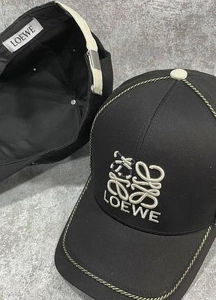 Кепка loewe в расцветках, брендовая бейсболка loewe, брендовая кепка, модная кепка, кеппи