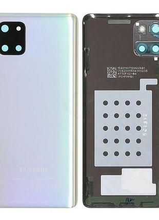 Задняя крышка samsung n770 note 10 lite серебристая, оригинал, gh82-21972b
