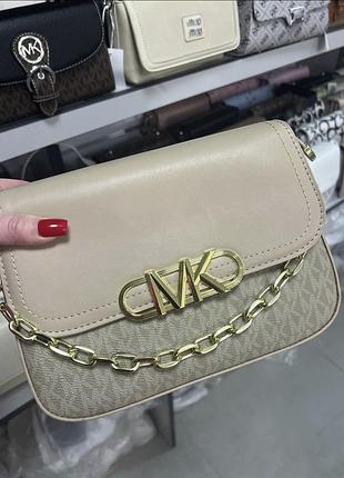 Женская сумка michael kors, сумка майкл корс, кросс боди, сумка через плечо бежевый
