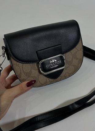 Женская сумка coach, сумка коач, брендовая сумка, сумка на плечо, сумка через плечо