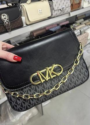 Женская сумка michael kors, сумка майкл корс, кросс боди, сумка через плечо черный