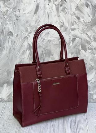 Сумка david jones 6109-4 бордовий