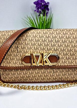 Женская сумка michael kors, сумка майкл корс в расцветках, сумка на плечо, брендовые сумки, кросс-боди рыжий