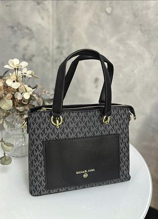 Женская сумка michael kors, сумка майкл корс, брендовая сумка, модная сумка, офисная сумка, шопер, шоппер черный