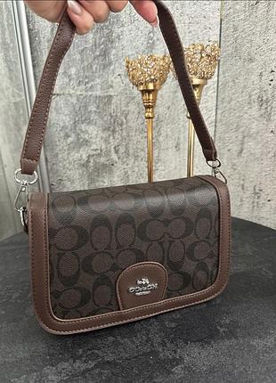 Жіноча сумка coach у кольорах, сумка коач, брендова сумка, сумка на плече, сумка через плече