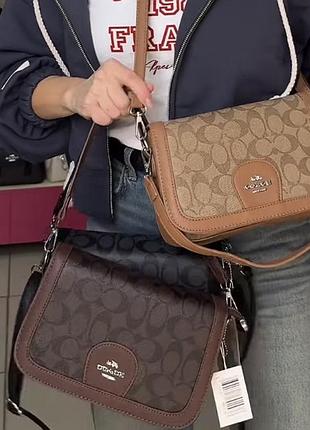 Женская сумка coach в расцветках, сумка коач, брендовая сумка, сумка на плечо, сумка через плечо