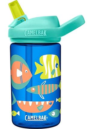 Детская бутылка camelbak kids eddy 0.4l (цвет fun fish)