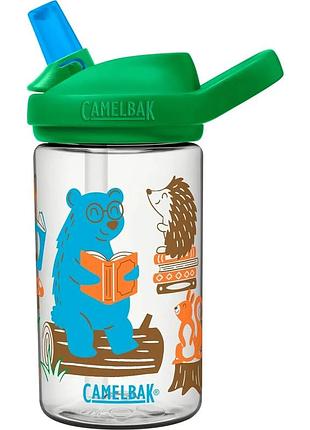 Детская бутылка camelbak kids eddy 0.4l (цвет reading animals)