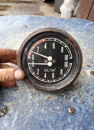 Покажчик тиску повітря зіл-130,131,краз, урал-375 (2-х стрілечний) мд-213 ідеал срср