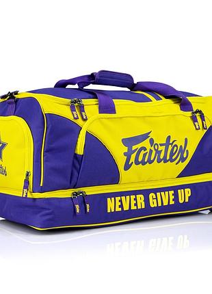 Спортивна сумка fairtex bag2 purple/yellow