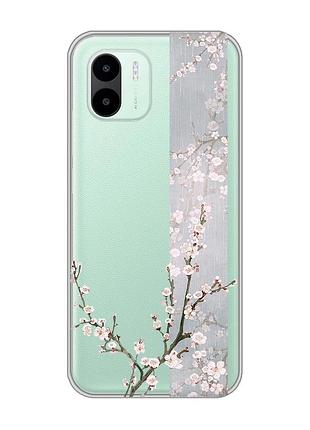 Прозорий чохол на xiaomi redmi a1 :: квітуча сакура (принт 285)