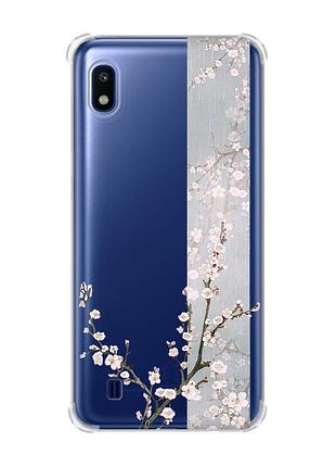 Чехол с утолщёнными углами для samsung galaxy a10 (2019)/a105 :: цветущая сакура (принт 285)