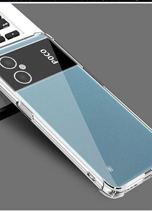 Противоударный прозрачный силиконовый чехол для xiaomi redmi note 11r