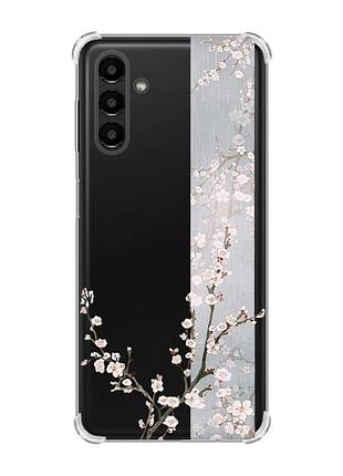 Чохол із потовщеними кутами на samsung galaxy a04s/a13 5g :: квітуча сакура (принт 285)