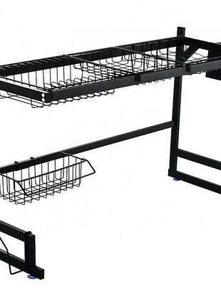 Органайзер металевий для посуду, полиця для раковини 65 см, kitchen rack