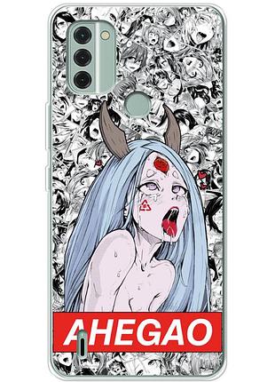 Чехол силиконовый с картинкой на nokia c31 (аниме, anime)