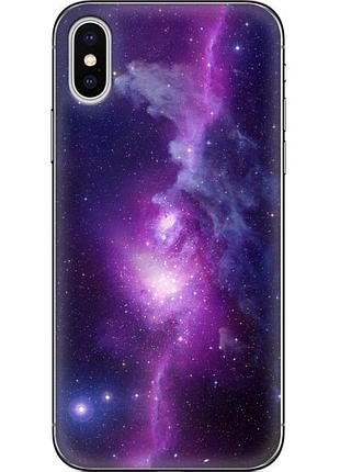 Чехол силиконовый с картинкой на iphone xs (космос)