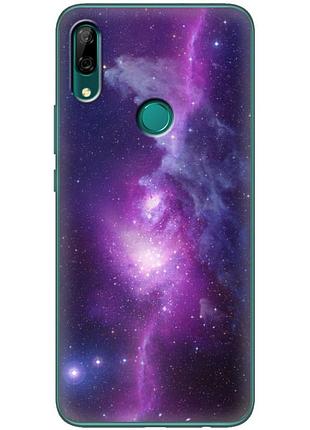 Чехол силиконовый с картинкой на huawei p smart z (космос)