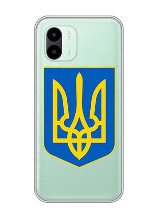 Прозорий чохол на xiaomi redmi a1 :: тризуб україна (принт 256)