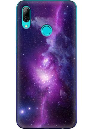 Чехол силиконовый с картинкой на huawei p smart 2019 (космос)