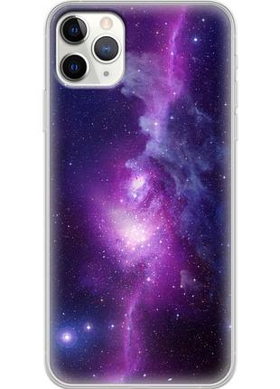 Чехол силиконовый с картинкой на iphone 11 pro max (космос)