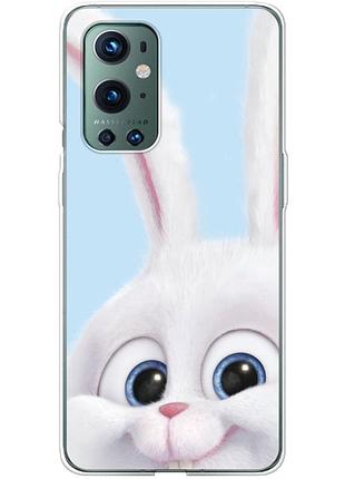 Чохол силіконовий з картинкою на oneplus 9 pro (кролик сніжок)