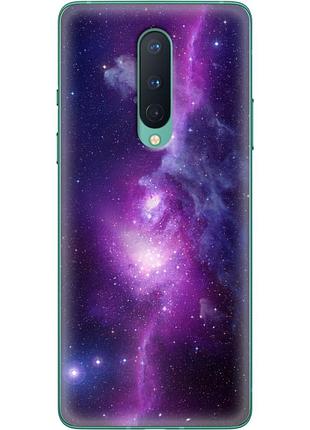 Чехол силиконовый с картинкой на oneplus 8 (космос)
