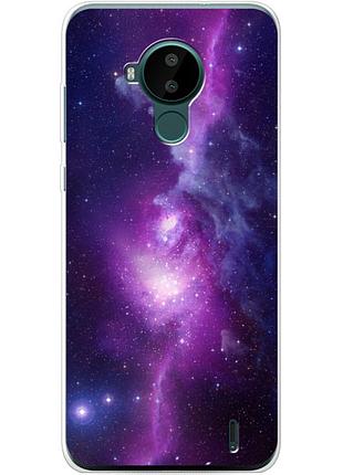 Чохол силіконовий з картинкою на nokia c30 (космос)