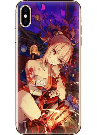 Чохол силіконовий з картинкою на iphone xs max (аніме, anime)
