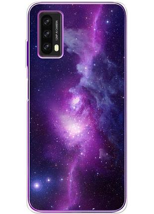 Чохол силіконовий з картинкою на blackview a90 (космос)