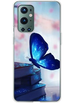 Чохол силіконовий з картинкою на oneplus 9 pro (метелик)