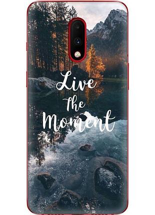 Чохол силіконовий з картинкою на oneplus 7 (природа, озеро в горах)
