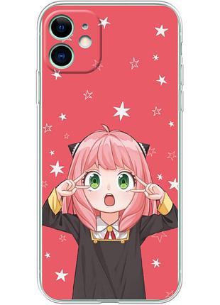 Чехол силиконовый с картинкой на iphone 11 (аниме, anime)