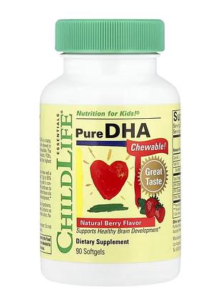 Pure dha chewable - 90 softgels natural berry (до 11.26)