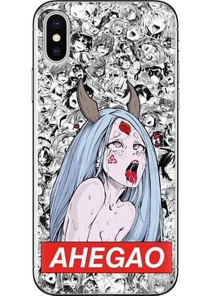 Чехол силиконовый с картинкой на iphone x (аниме, anime)