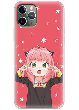 Чехол силиконовый с картинкой на iphone 11 pro (аниме, anime)